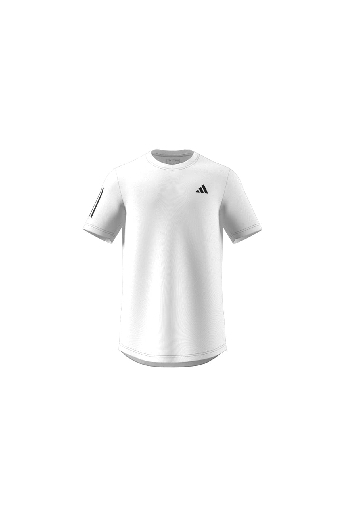 adidas Men's Club 3-Stripes Tennis T-Shirt (Short Sleeve)