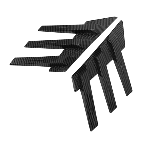 Décoration de sortie d'air décoration de fenêtre de voiture accessoires extérieurs TPU Black