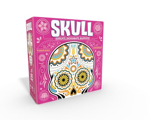 Asmodee – SKULL – Gioco da Tavolo in Formato da Viaggio – 3-6 Giocatori – 10+ Anni – Edizione in Italiano