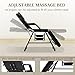 KIIUMI Tattoo Chair for Client, Esthetician Facial Bed with Hydraulic Stool, Lash Massage Table with 2-Tray, Multi-Purpose Black Lash Bed for Artist Spa Salon Beauty Equipment, Black