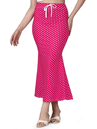 Image of Mehrang Lycra Saree Shapewear Petticoat for Women, Cotton Blended,Petticoat,Skirts for Women,Shape Wear Dress for Saree