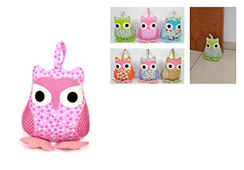 Due Esse s.r.l. Tope para Puerta de Tela con Forma de búho Shabby Chic  Búho