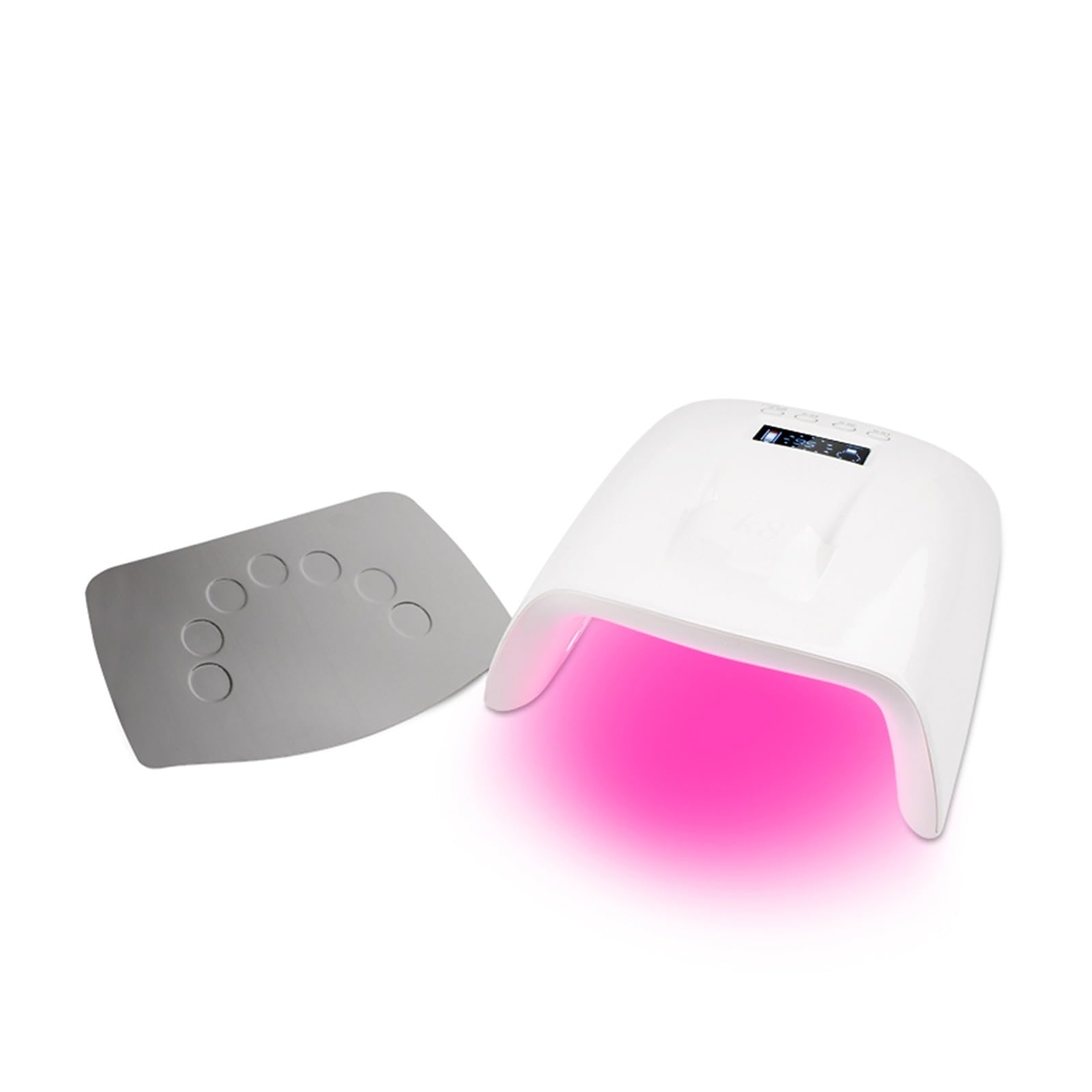 Lampa UV do Paznokci, Lampa LED UV do paznokci Bezprzewodowa CZERWONA lampa Bezprzewodowa 60 W Lampa LED UV do paznokci do utwardzania lakieru żelowego Bezprzewodowa z baterią litową 60 W Pro Light,D