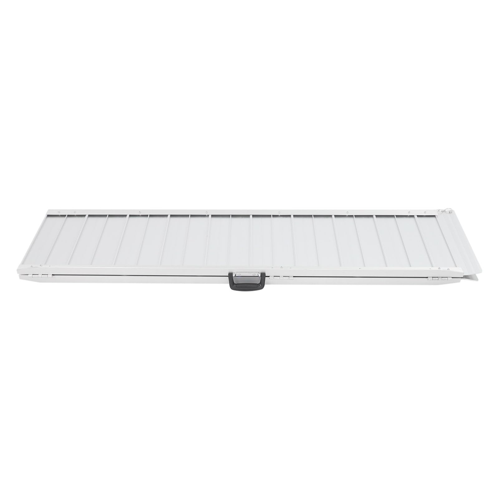 Rampa plegable para sillas de ruedas, 150 x 73 cm, rampa de aluminio antideslizante, capacidad de carga de 300 kg, rampa de acceso portátil, rampa para escalones, escaleras, umbrales, sillas de ruedas