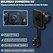 Phlosiyz LiveScope™ Bulkhead Connector Kit | Fish Finder Sonar System | Bulkhead Transducer with 7-Pin Connector | Real-Time Scanning Imaging | Waterproof & Wide Compatibility