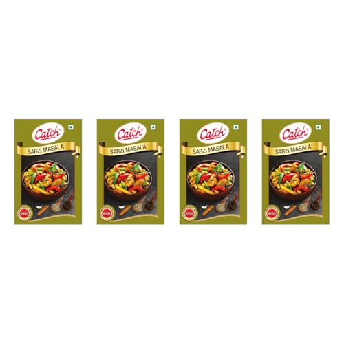 Image of Catch Sabji Masala 100 gm - Pack of 4(400 GMS) Vegetable masala, Powder