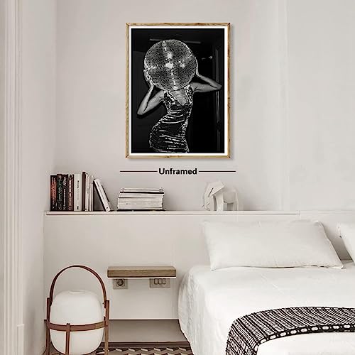 MKHFUW Black and White Canvas Wall Art Feminist Photo Fashion Poster Fashion Girl Wall Art Decor Wall Art Picture No Frame (Picture 6.3x60cmx1) - Image 2