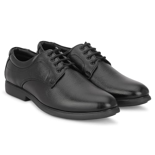 Image of Leatherful Light Weight Genuine Leather Derby Shoes IBDB010| Full Grain Leather | Office | Party | Smart Casual