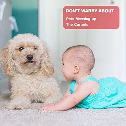 Starrey Double Sided Carpet Tape 2 Inch x 40 Yards Heavy Duty Gipper Adhesive Anti-Slip Area Rugs Tape for Hardwood Floors/Outdoor/Rugs/Stair Treads/Mats Residue-Free Sticky Tape Carpet Over Carpet