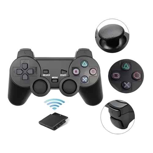 Controle Ps2 Sem Fio Joystick Play2