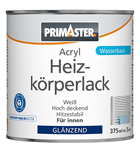 Heizkörperlack Primaster Acryl 375ml Weiß Glänzend