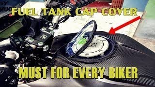 Image of PARI Enterprises Bike Petrol Tank Cover | Available in Premium Leather & Waterproof Transparent Variants | Rain & Scratch Resistant Fuel Tank Protector Cover(Universal Fit)