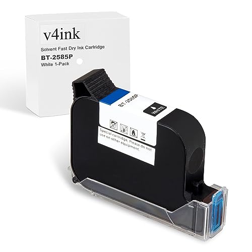 Encre blanche à séchage rapide V4ink BT-2585P pour marquage sans bavure