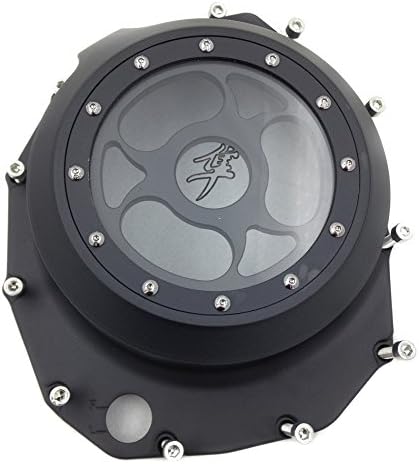 Black See Through Engine Clutch Cover for Suzuki GSXR1300 Hayabusa 1999-2013 / for Suzuki B-king 2008-2009