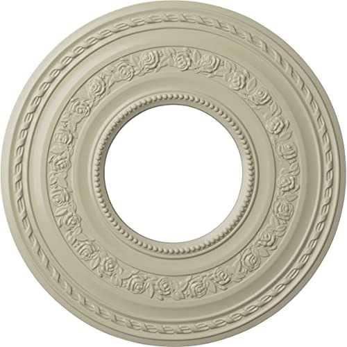 Ekena Millwork CM29ATCYF 29-3/8" x 11-5/8" x 1-1/8" Anthony Ceiling Medallion, Clear Yellow
