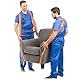 Retoo 2 Stück Tragegurte, 2.4m Lange, Transportgurt num zum Ergonomischen und Eifachen Heben Möbel, Haushaltsgeräte, Klavier, Waschmaschine und vieles mehr, Multifunktionale Umzugsgurte, Orange