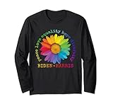 Photo Gallery biden harris pace amore uguaglianza speranza arcobaleno girasole lgbt maglia a manica Photo Gallery biden harris pace amore uguaglianza speranza arcobaleno girasole lgbt maglia a manica