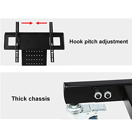 Carro móvil para TV 32-65", ángulo ajustable 0-40° miniatura 5
