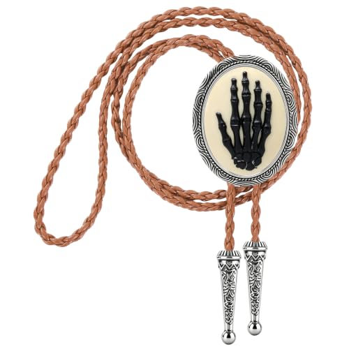 Image of Jeilwiy Bolo Tie for Men, Western Bolero Tie Cowboy Ties Native American Cowgirl Bolo Tie Accessories for Men Women