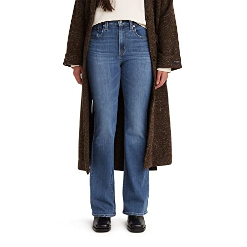 Levi's Damen 726 High Rise Flare Jeans, Medium Indigo Worn in, 33W / 32L