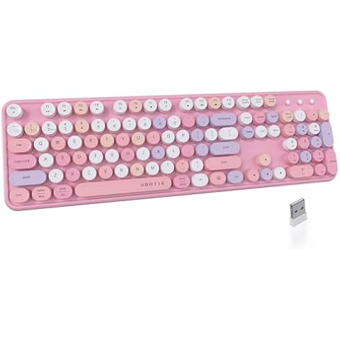 UBOTIE Retro Dual Mode Wireless Keyboard Cover