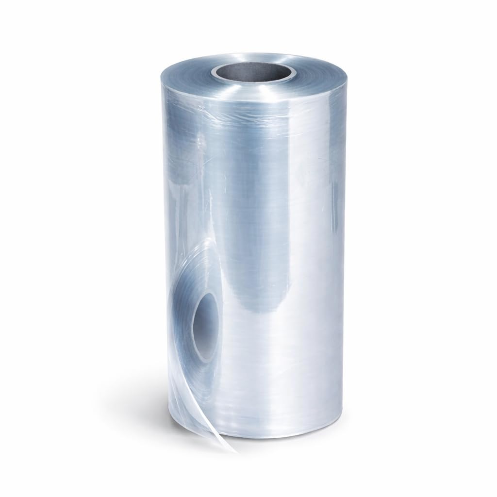 PVC Heat shrink Sleeve Transparent 30 meters, Flat Width 6.5 Inches.