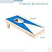 Tressify Desktop Cornhole Toss Game Set, with Small Wooden Board and Four Bean Bags, Portable Lightweight Toy for Youngsters Ages 4-6, Perfect for Family Game Night, Travel, and Tension Release