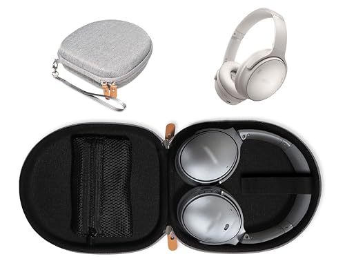Image of Case for Bose QuietComfort Bluetooth Headphones with Microphone, QuietComfort 45, 35, 35 II, Replacement case only (Tweed)