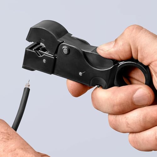 KNIPEX Abisolierwerkzeug für Koaxialkabel, 16 60 05 SB – Ansicht 5