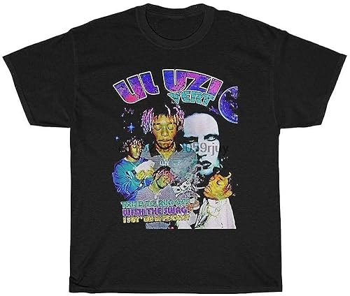 Photo de Lil Uzi Vert T Shirt Hip Hop Rap Vintage Tee Inspired Black
