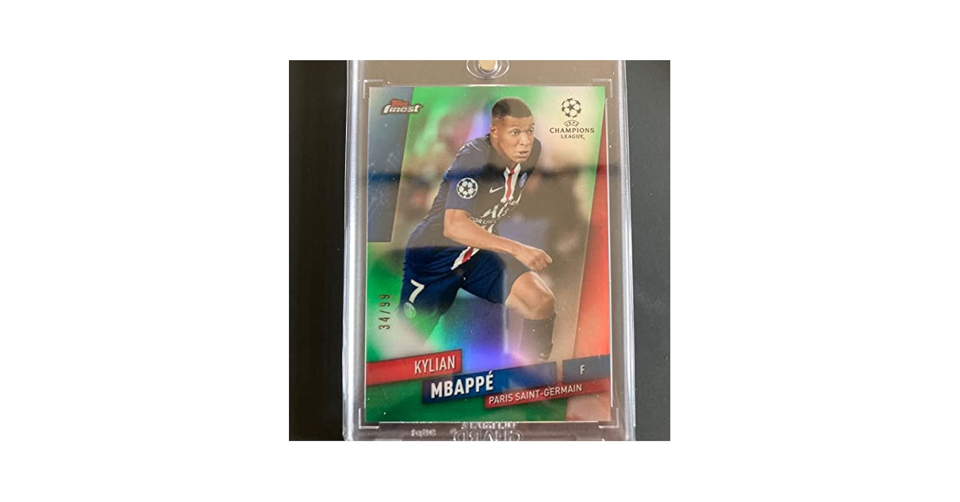 キリアン ムバッペ Topps Finest 250枚限定 PSA 9 鑑定済 23-24 Topps UCC KYLIAN MBAPPE キリアン・エムバペ - メルカリ
