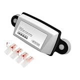 Fabriqué à partir d'acrylique haute transparence et avec un rembourrage antidérapant intégré, ce support de carte de pare-brise maintient en toute sécurité les passes pendant les trajets, tout en conservant une visibilité claire et un glissement