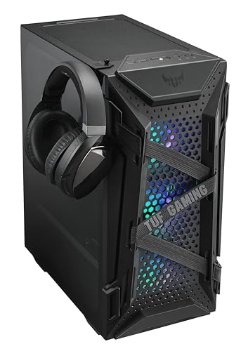 TUF Gaming GT301 Case Gaming ATX Mid-Tower con Pannello Laterale in Vetro Temperato, Nero - Case PC - Immagine 3