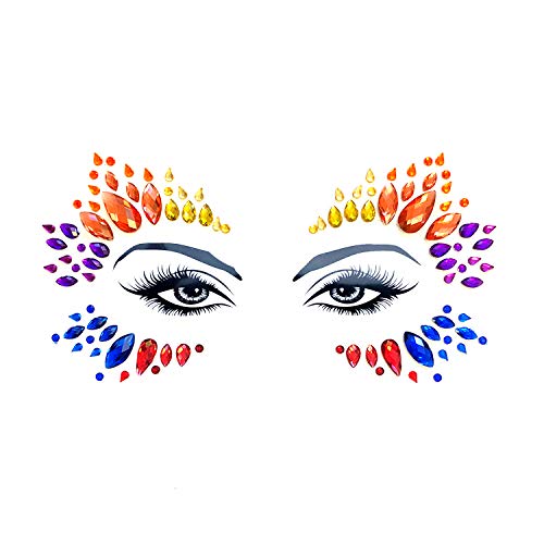 Bijou de peau autocollant pour corps et visage Neva Nude de qualité supérieure