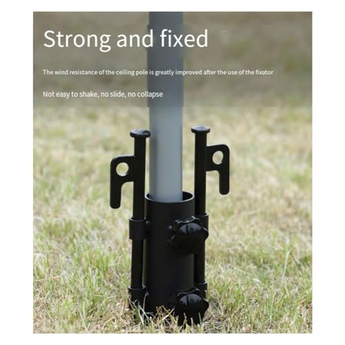 Geieold Befestigungsrohr für Markisenstange, Bodenhalterung, Winddicht, Zeltdach, Stützstangenbefestigung, 2 Stück