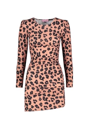  Denny Rose Donna Abito Corto Manica Lunga 221Dd10037 Rosa 03 Blush/Black