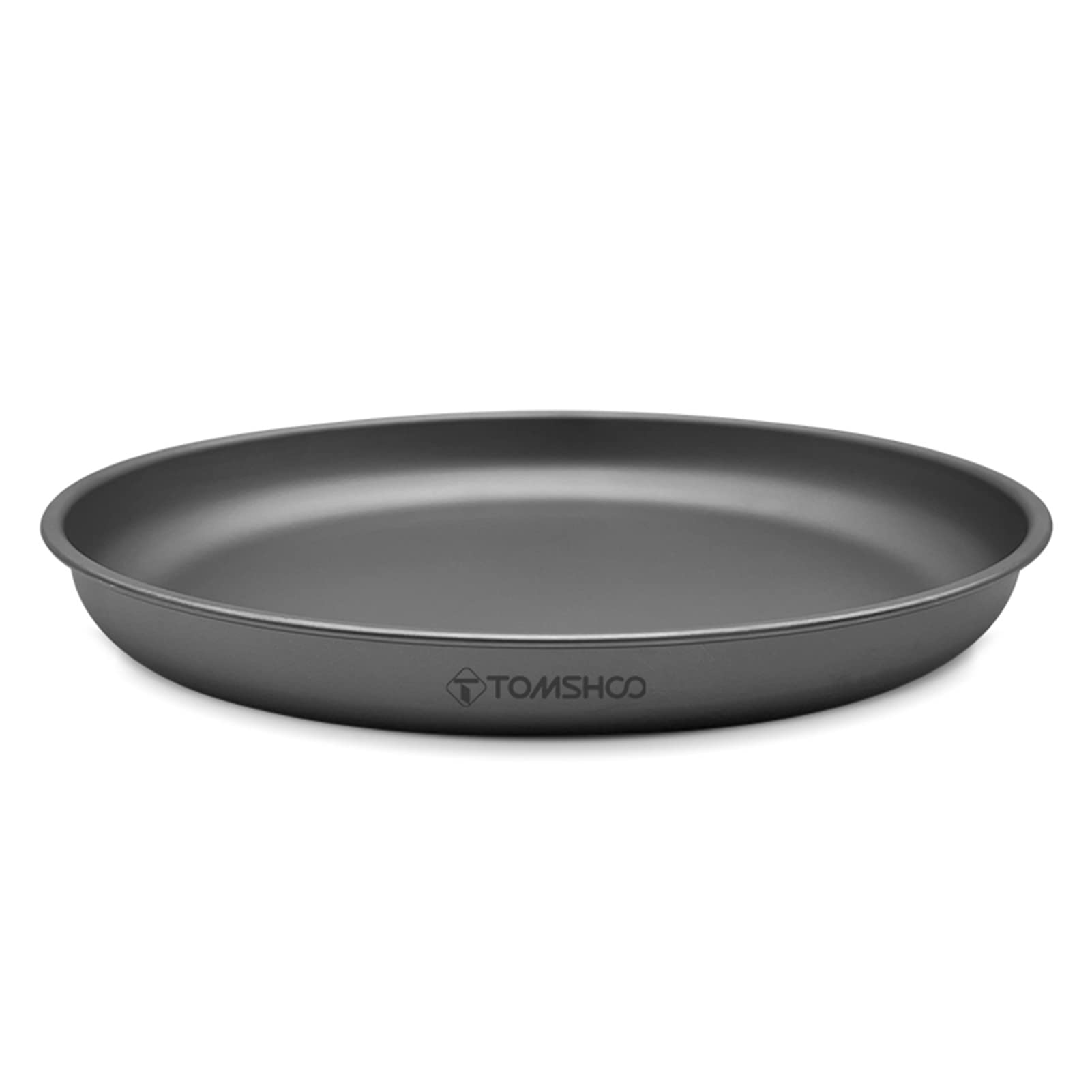 HUIOP Titanium pan, 1000ML/1500ML Lightweight Titanium Frying Pan Dinner Fruit Plate Pan Food Container for Outdoor Camping Hiking Backpacking Picnic BBQ