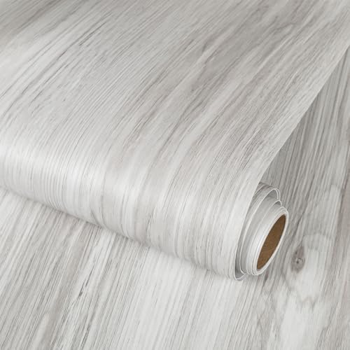 Peel and Stick Floor Tiles: 11.8x137.8inch Wood Grain Texture, Self-Adhesive