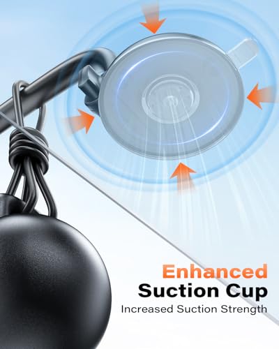 APPS2Car Car Phone Holder - Windshield Mount, Strong Suction, Compatible for 4.7-6.8" iPhone 14/13/12 Pro Max, Samsung S22+