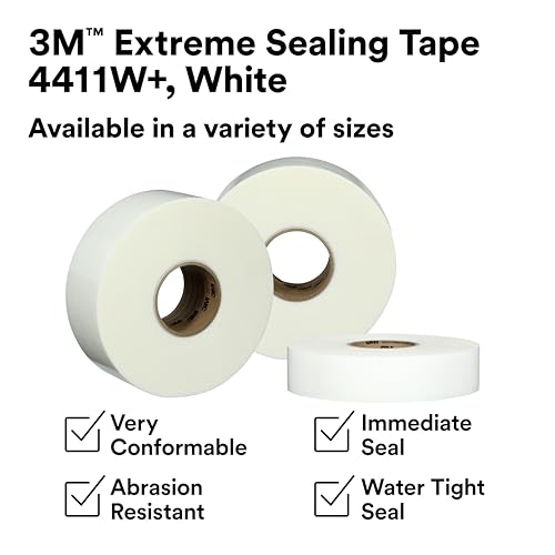Image of 3M Extreme Sealing Tape 4411W+, White, 2 in x 36 yd, 1 Roll