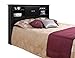 Prepac Kallisto Full/Queen Headboard with 5 Compartments and Doors, Bookcase Headboard for Full/Queen Size Beds 7.25