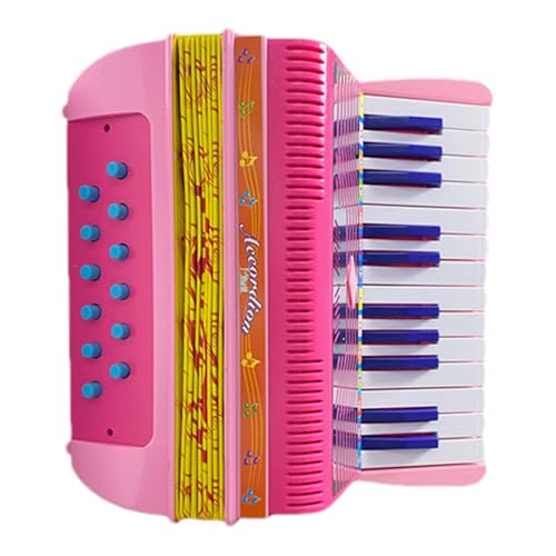 Instrument mignon préscolaire 17 touches avec soufflet souple pour petits garçons