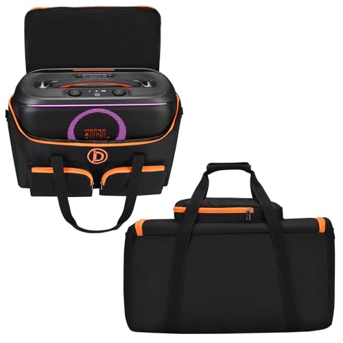 Hzycwgone Carrying Travel Case Storage Tote Bag Rugged Cover Accessories for JBL PartyBox On-The-Go 2 Portable Party Speaker and Wireless Microphones,Case Bag for JBL Partybox ON THE GO 2 Only by Hzycwgone - Image 6