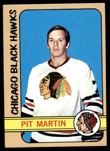 1972 Topps #99 Pit Martin Chicago Blackhawks (Hockey Card) VG/EX Blackhawks