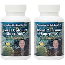 Bobs Best Coral Calcium Supreme I 100% Pure Marine Coral, 74 Trace Minerals I 90 Capsules, Pack of 2