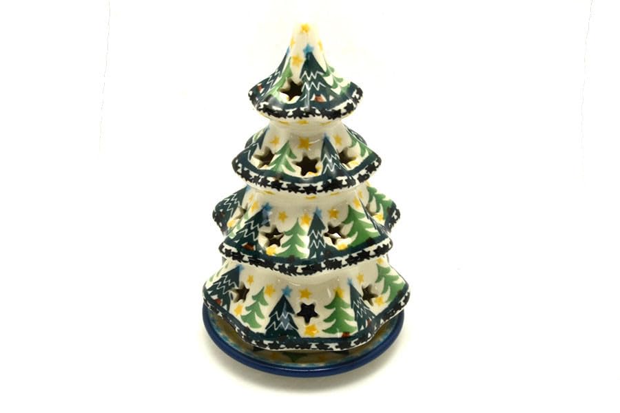 Amazon.co.jp: ポーランド陶器 クリスマスツリー ルミナリー