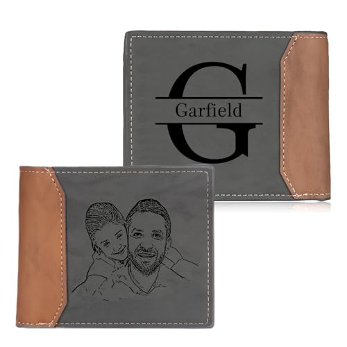 Personalized-Photo-Mens-Wallets-Leather-Custom-Initial-Name-Bi-fold-Wallet-for-Men-Father-Mens-wallets-Wallet-for-Dad-Boyfriend-Grandpa-Birthday-Gift-Gray-Photo-Monogram