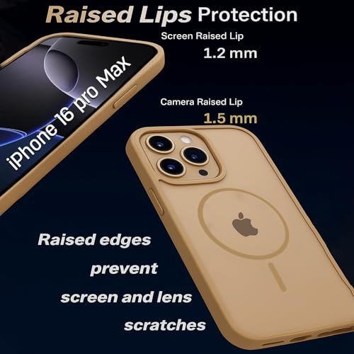 Image of AIBEX Protective OStand Case Compatible for Apple iPhone 17 MagSafe Compatible | Slim Back Cover with Camera Lens Protection, Strong Magnetic Support & Anti-Slip Grip | Military Grade Drop Protection