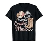 This Girl Loves Country Music T-Shirt