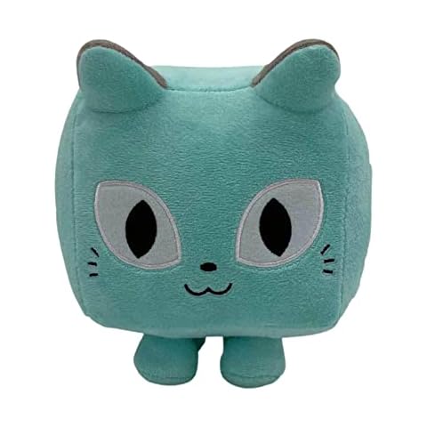 Big Games SquareCat Plush Toy Doll Plush Cat Plush Huge Cat Plushie Cartoon Stuffed Animal, Pet Simulator X Cat Plush, Soft Plush Pillow Kids and Fans Toy Gifts Cover